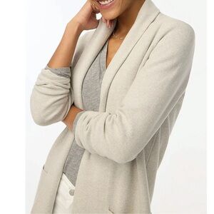 J. Crew Light Grey Chelsea Sweater Blazer